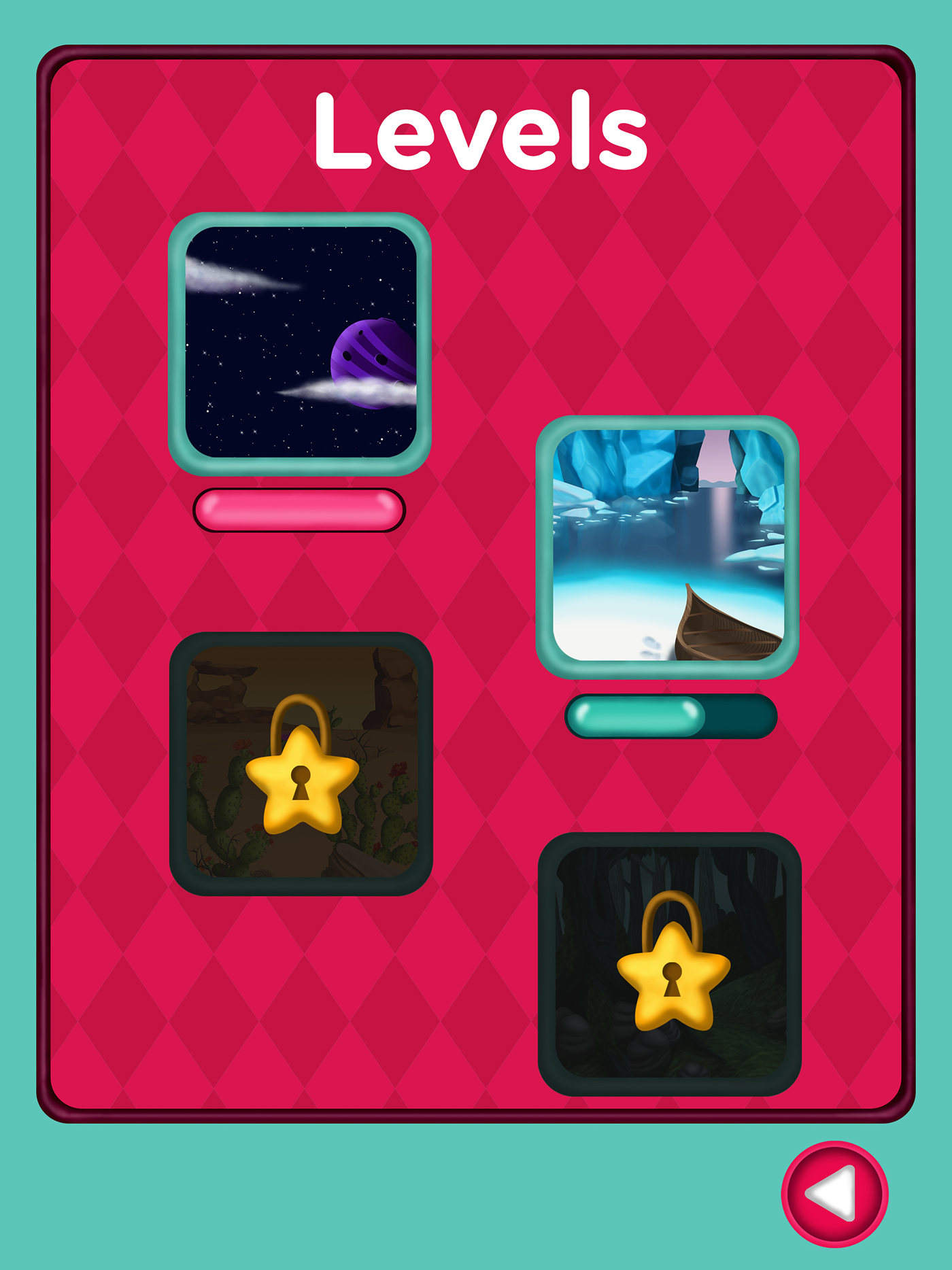 videogame app screens icons game