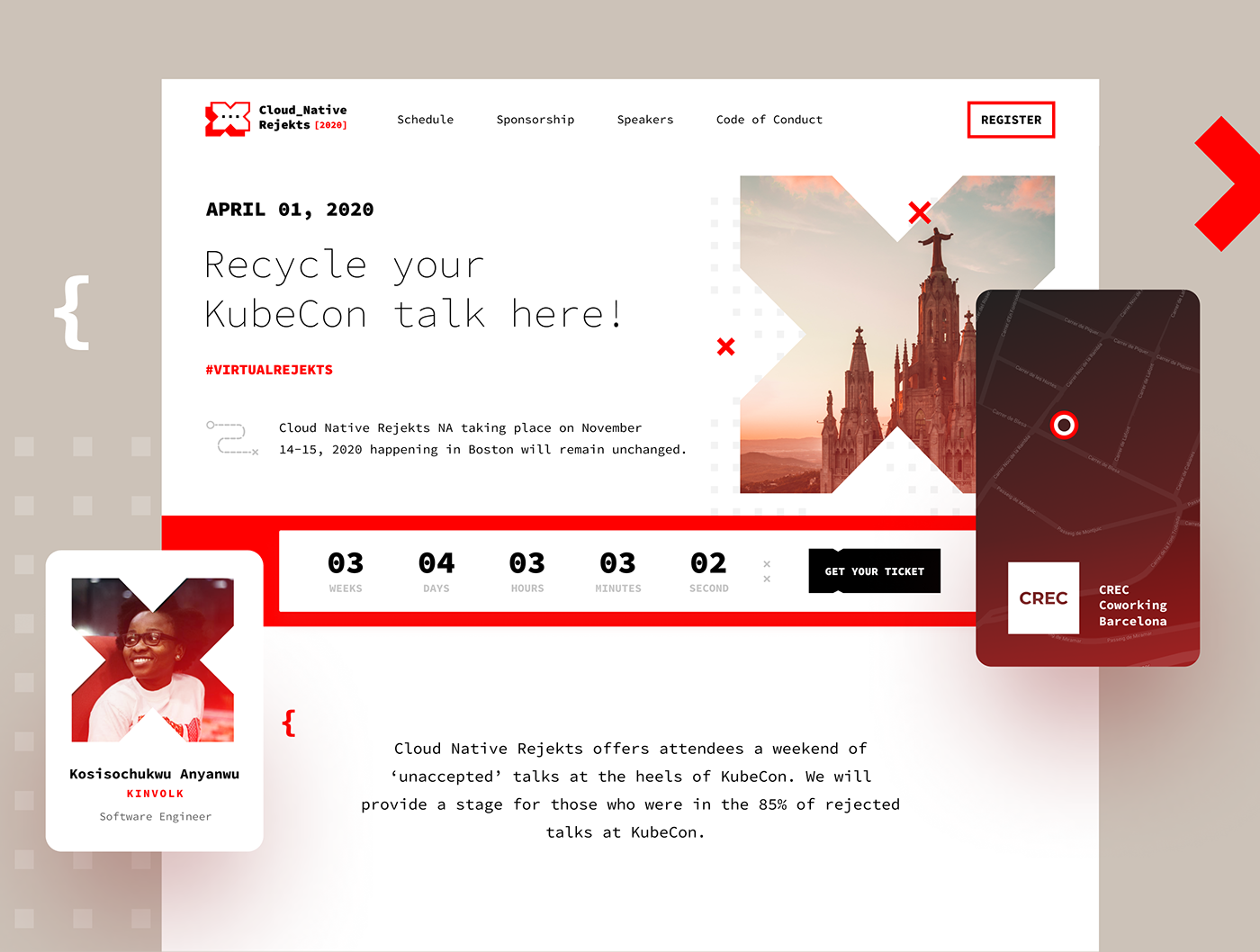 branding  cloud conference design Event halolab identity logo promo Website