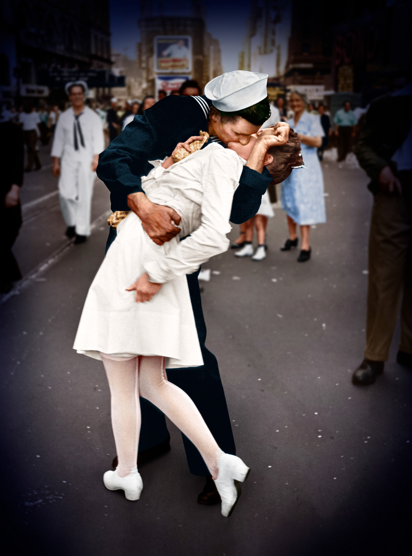 ww2,Hero,soldier,navy,nurse,kiss,times square,vintage,celebration,v-j day,h...