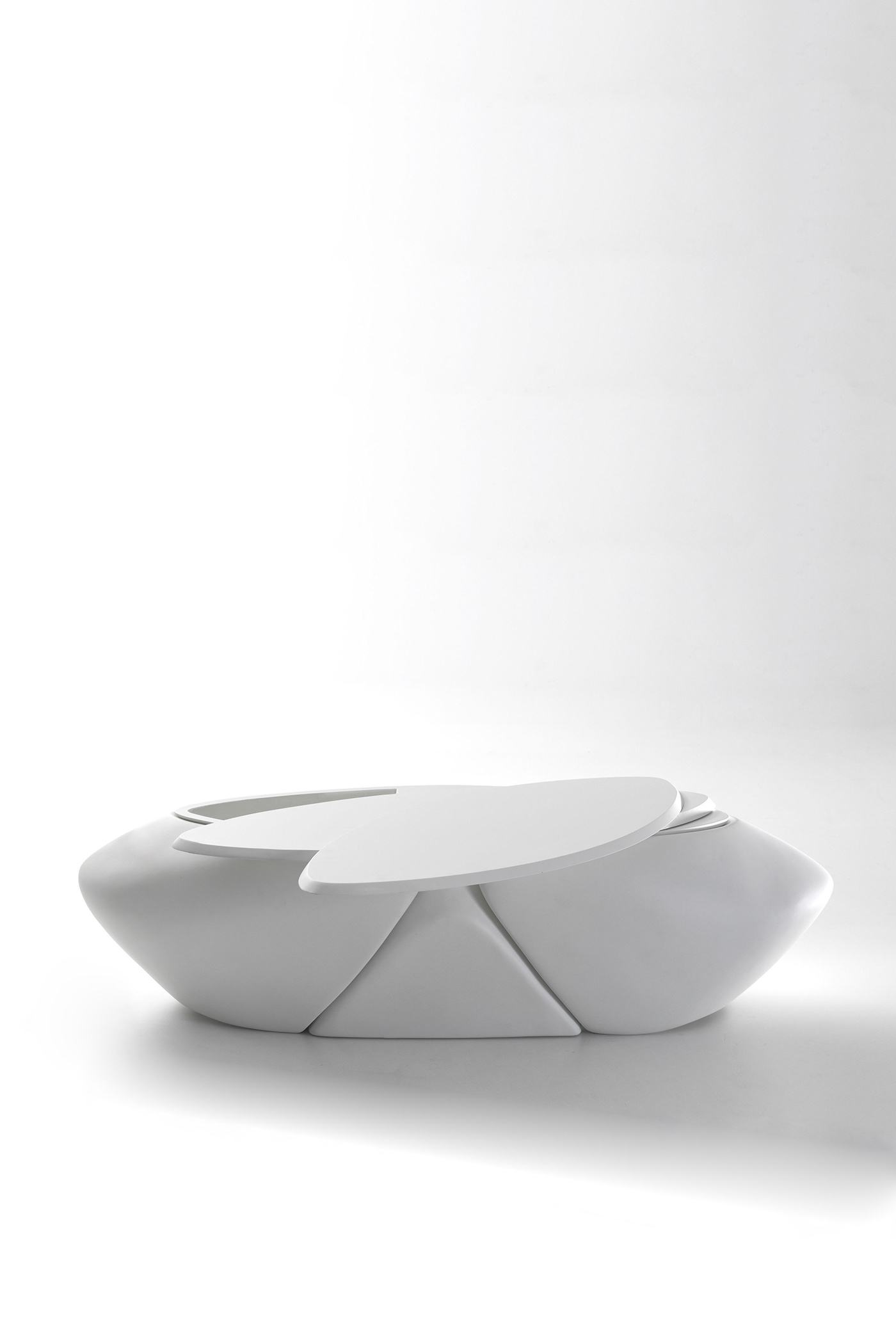 table folding seats Interior exterior White design Minimalism prototype