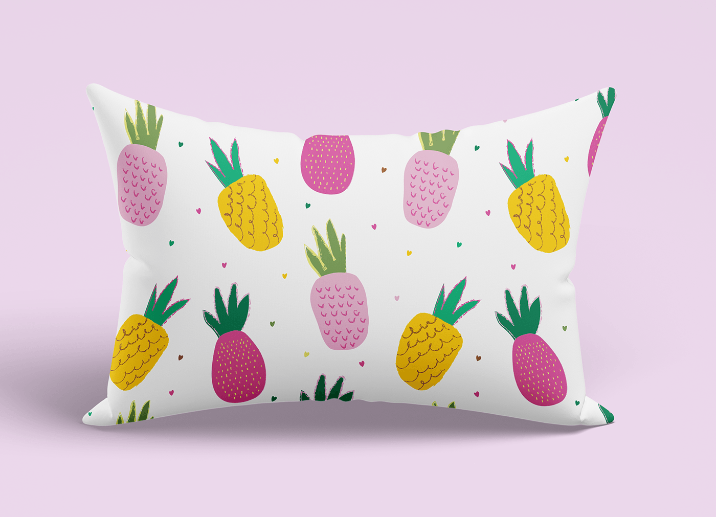 Fruit summer design Graphic Designer pattern print textile Pineapple