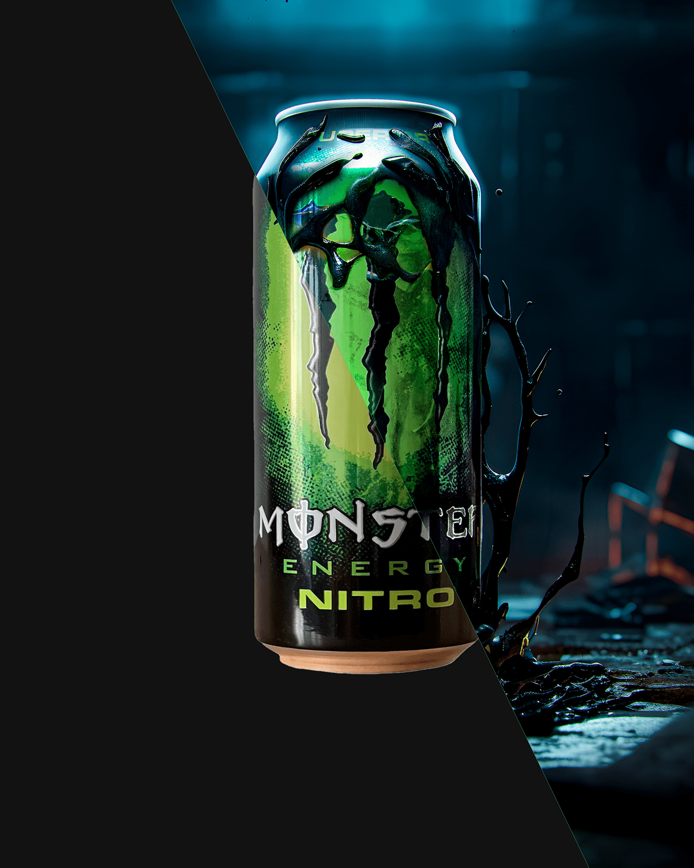 monster energy drink bottle product brand identity Social media post Socialmedia
