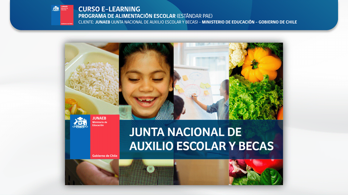 chile e-learning course learning JUNAEB scorm