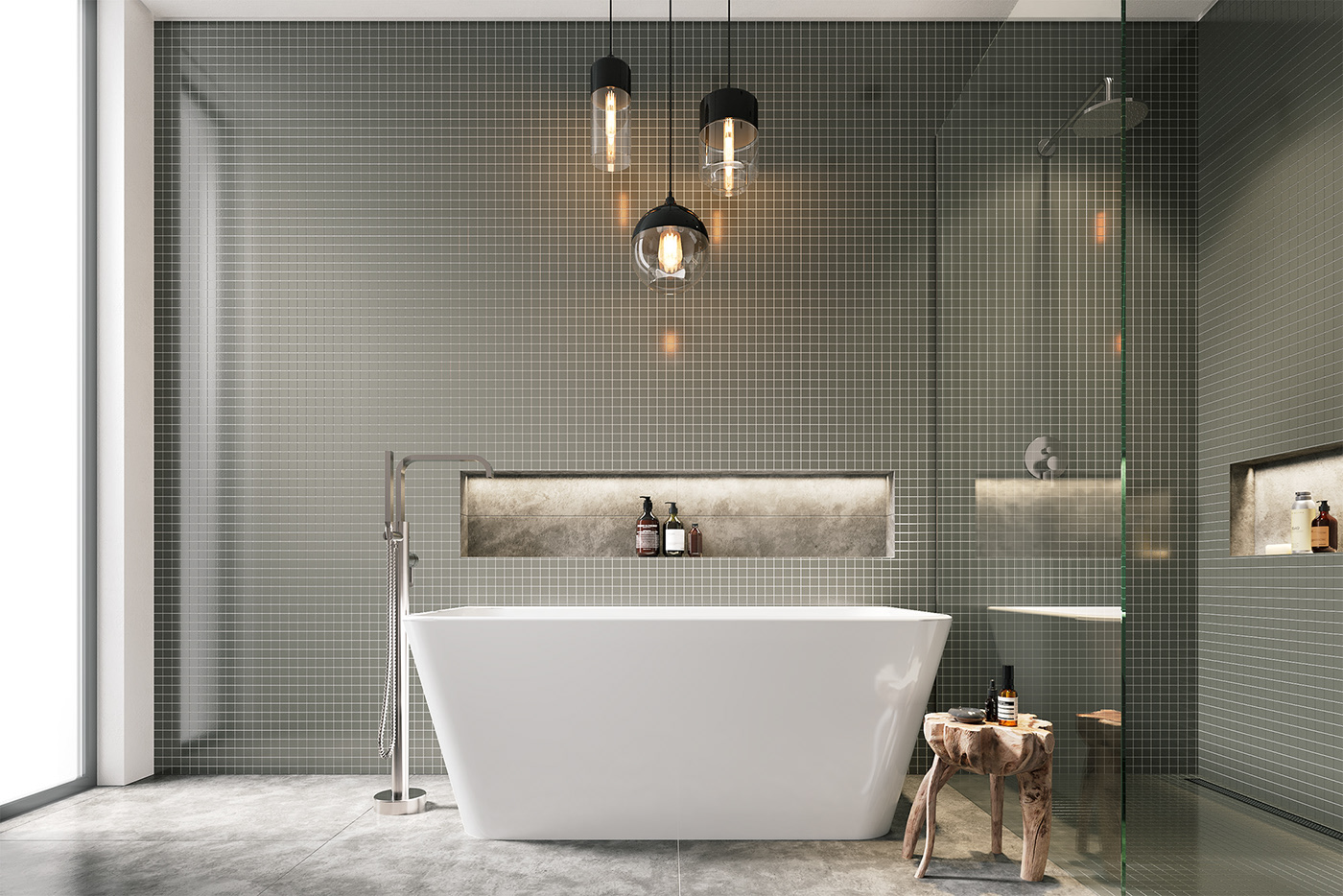 bathroom corona renderer Render Worx 3ds max bathroom design