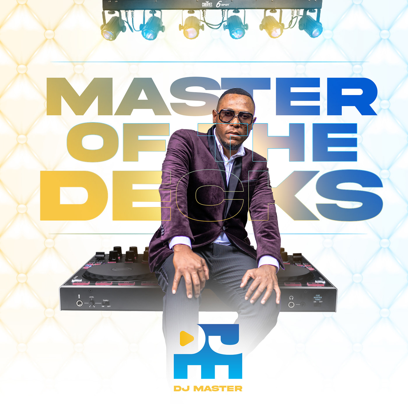 dj music brand identity logo youtube decks branding  visual identity Master