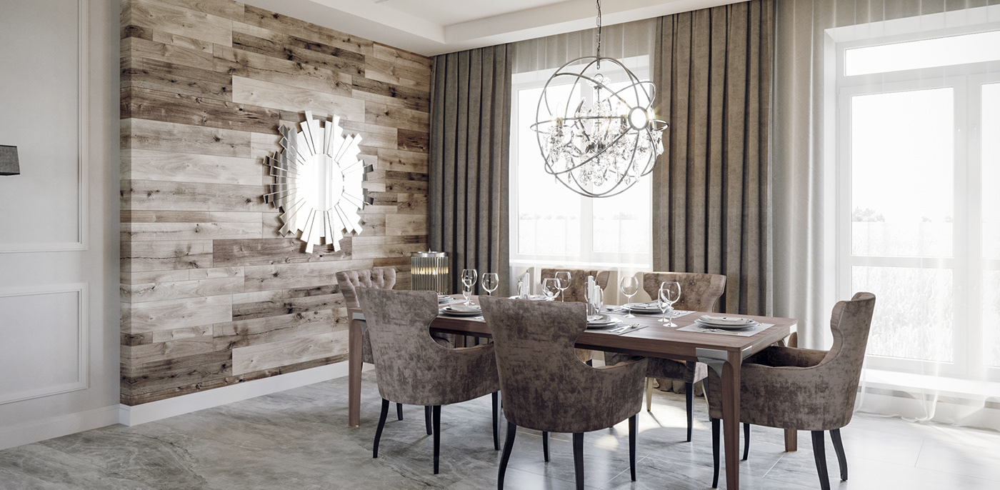 contemporary Interior coronarenderer grayinterior clean colors luxury