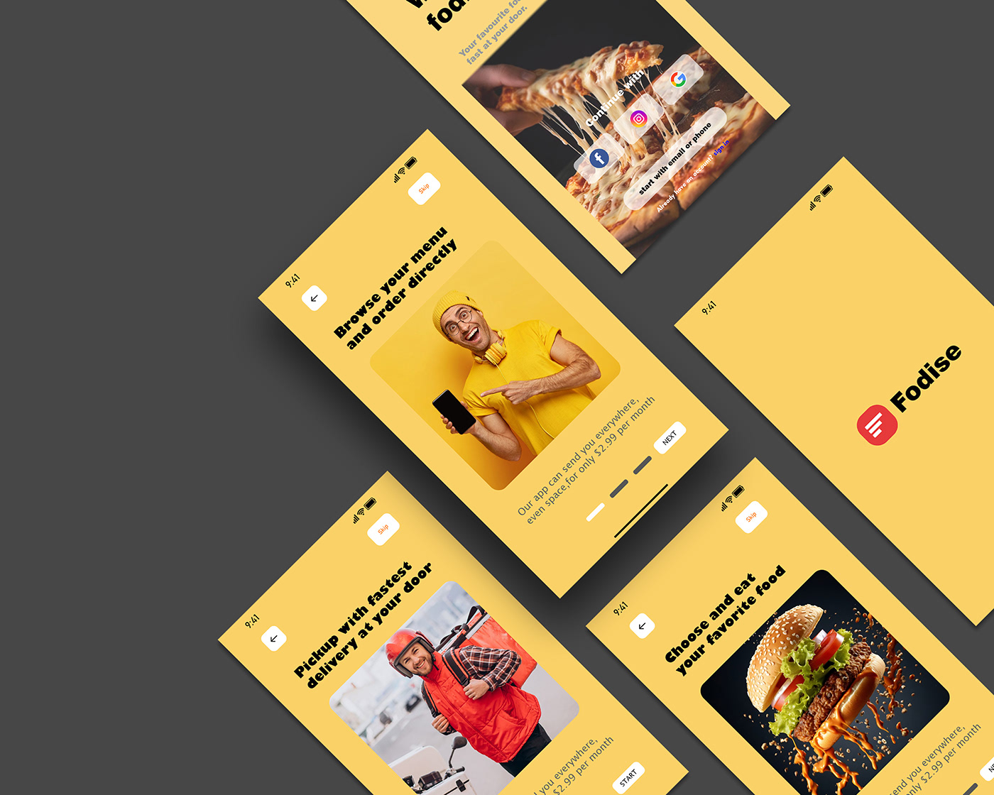 app design application Mobile app design photoshop food design ui design app