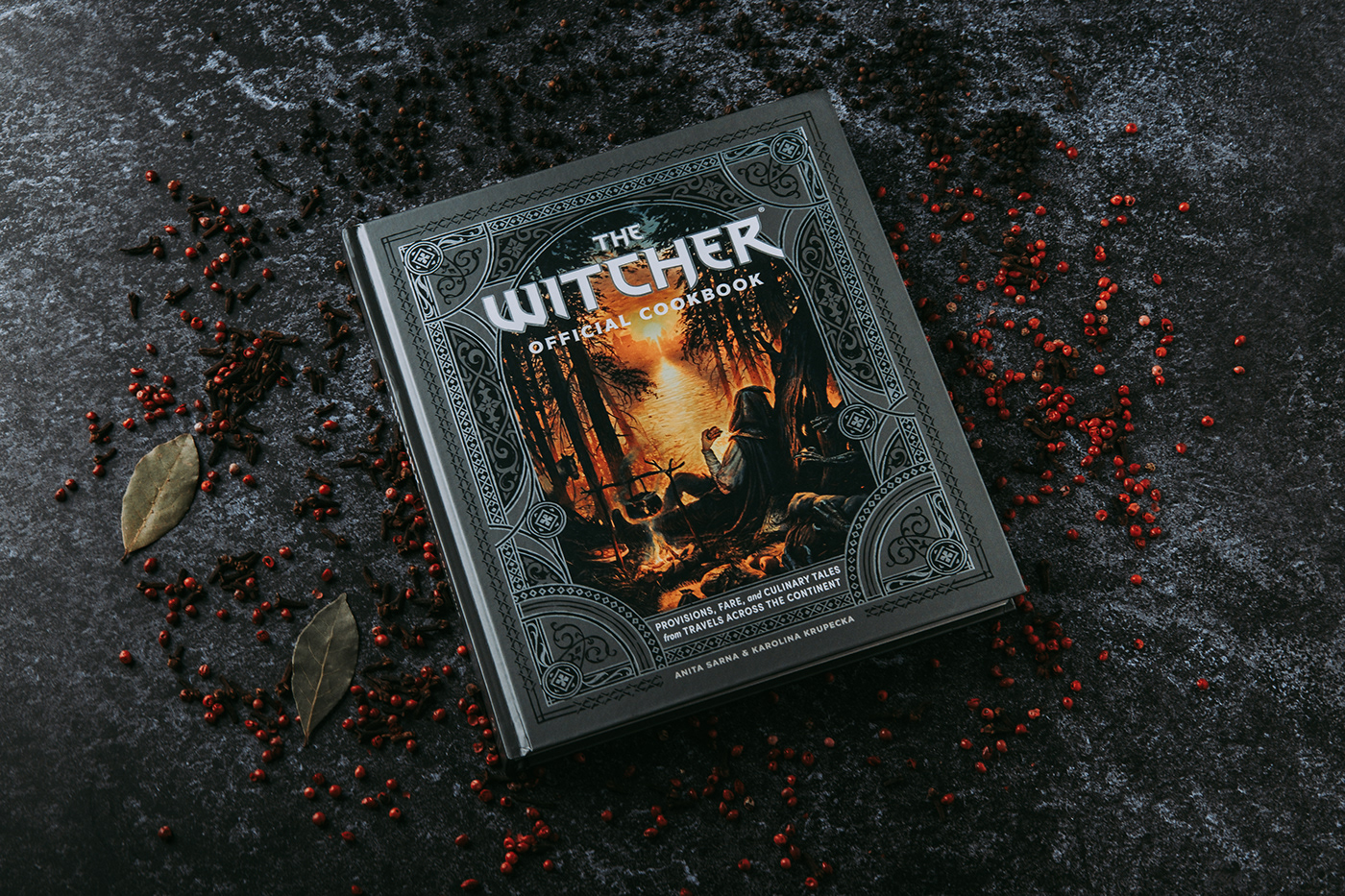 book cover design graphic decorative frame medieval fantasy Drawing  witcher