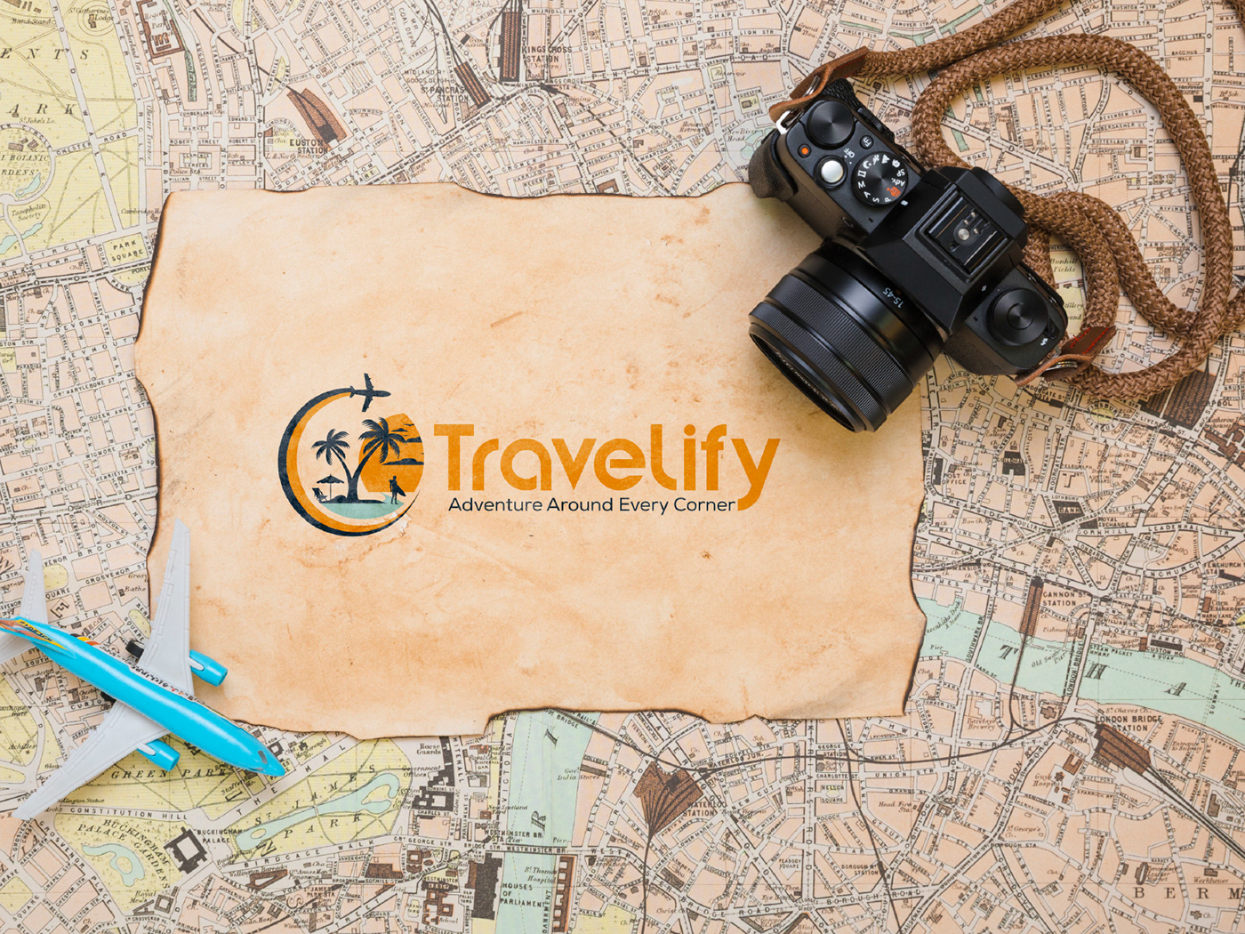 
Travelify Traveling Logo Design And Branding 