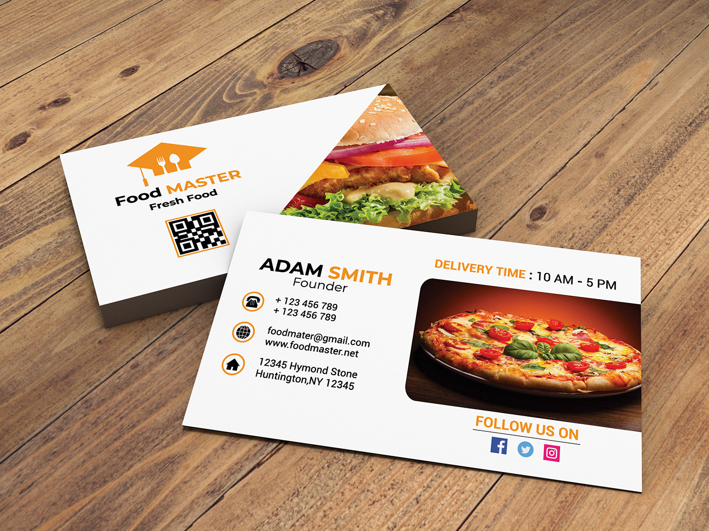 business card Business card design Name Card Design visiting card Name card restaurant Business card Food Business CVard Corporate BVusiness Card print design  branding 