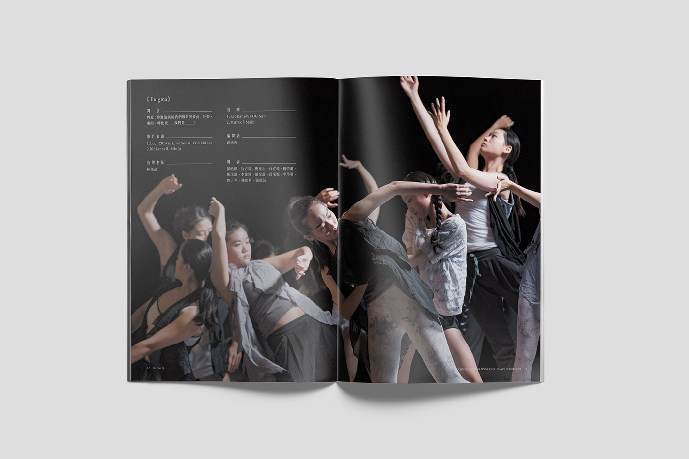 DANCE   Poster Design card design 姠色 文化大學 舞蹈系