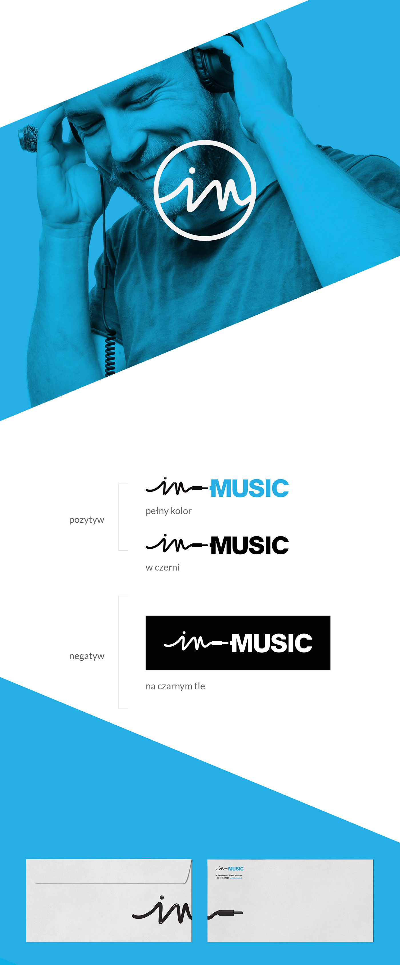 brand identity branding  design logo music photoshop Stationery visual identity