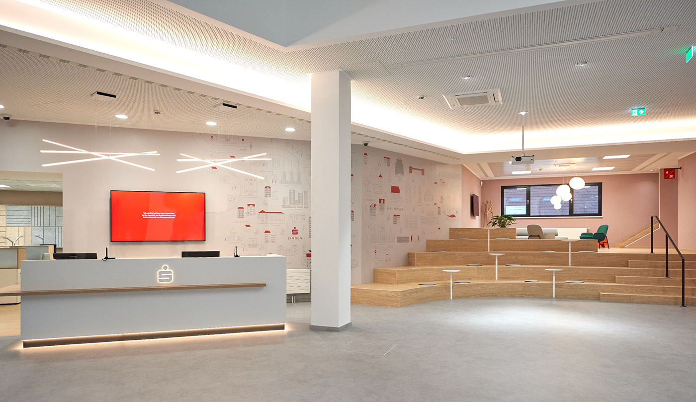 Bank brand business Consulting corporate identity interior design 