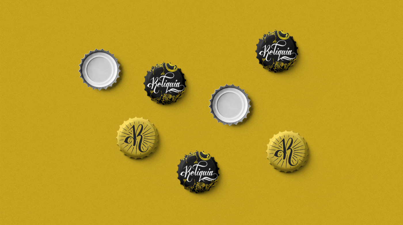 beer cerveza etiqueta relíquia artesanal lettering Calligraphy   branding  Packaging mexico