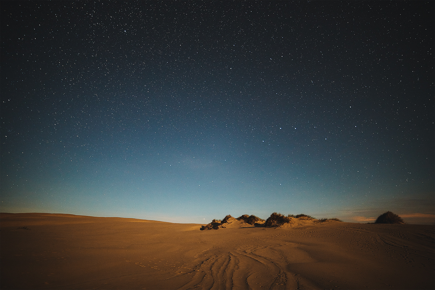 Adobe Portfolio milkyway stars dune sand desert denmark skagen rabjerg mile Landscape