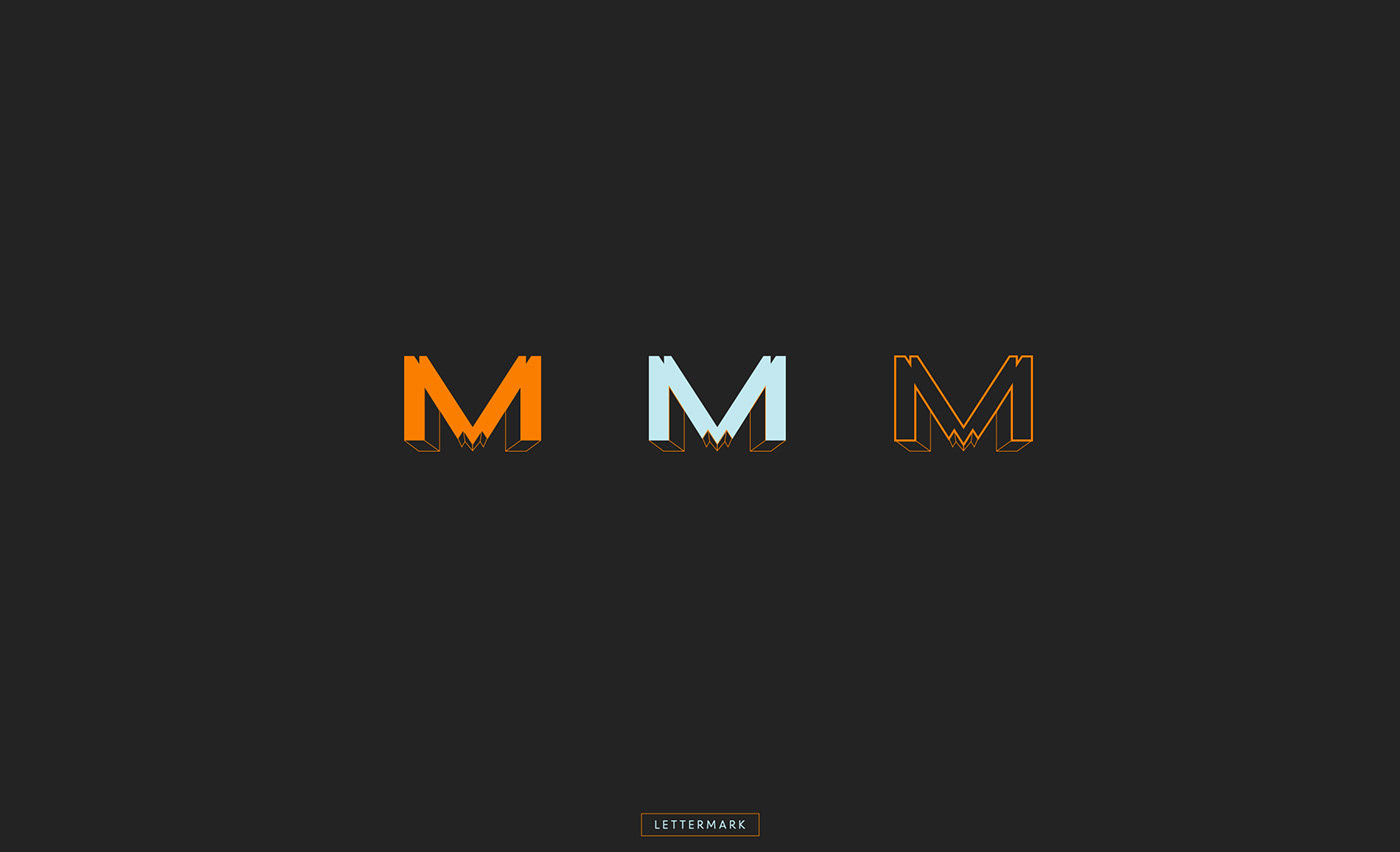 brand identity combination mark design Letter Mark logo Logo Design logo mark word mark