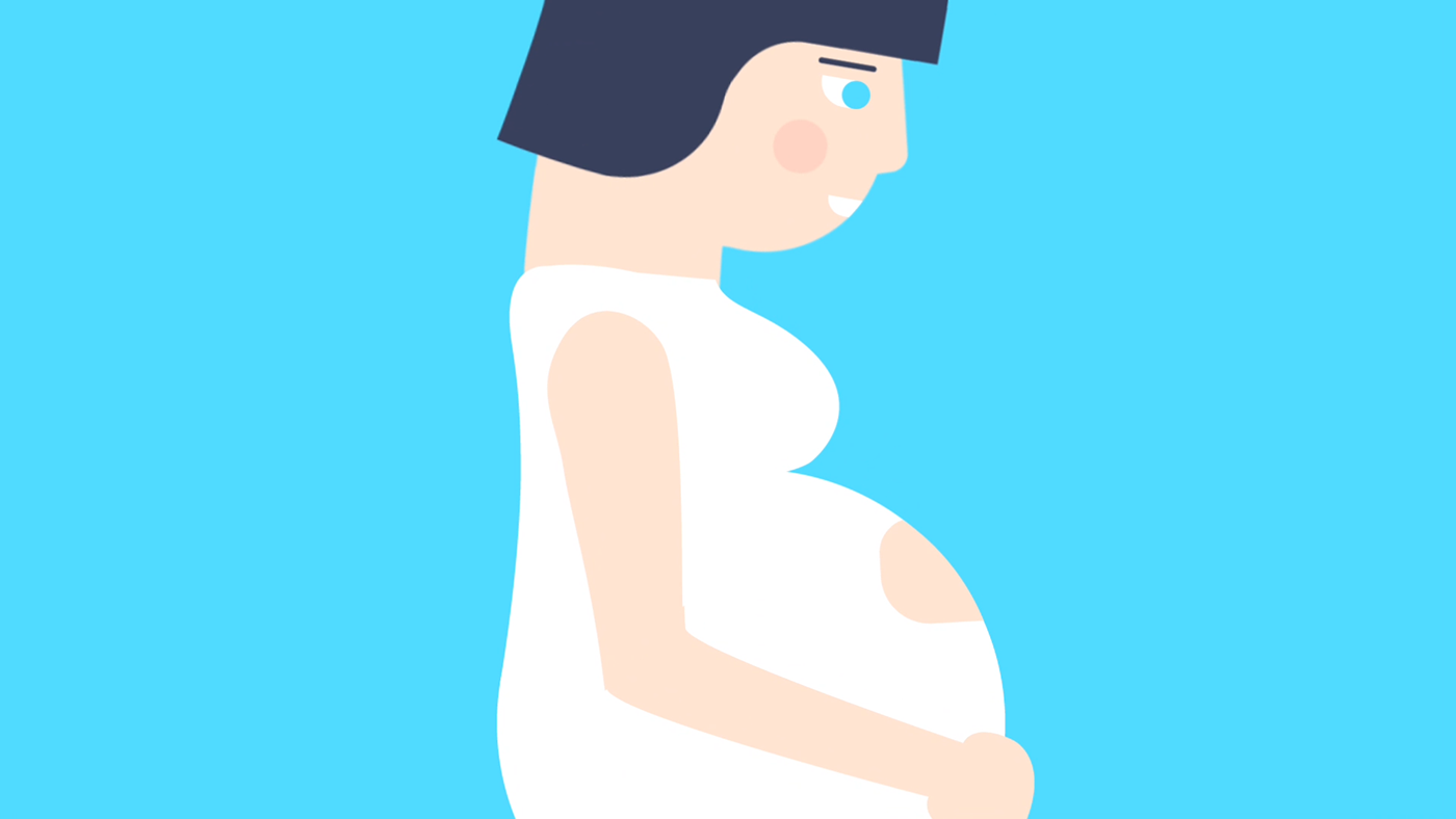 motion graphic motion Disease cancer pregnancy medical woman fertility design flat