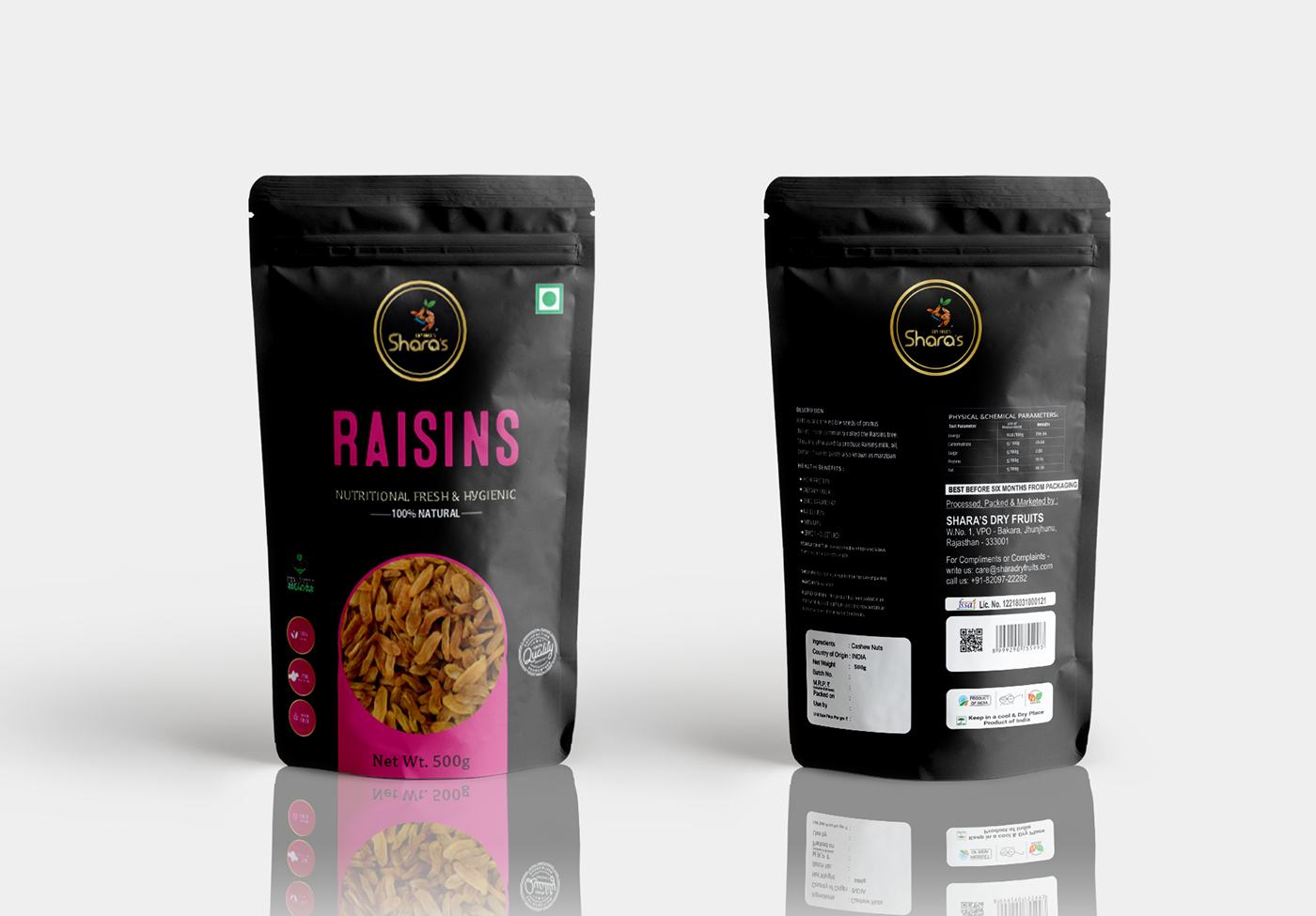 Raisins Pouch Design  Dry fruits Pouch Packaging Packaging brand identity Graphic Designer visual identity Brand Design kismis