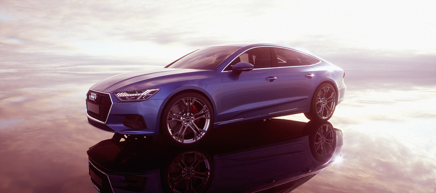 automotive   CGI visualization 3D Render Audi Unreal Engine blender Digital Art  Launch Campaign