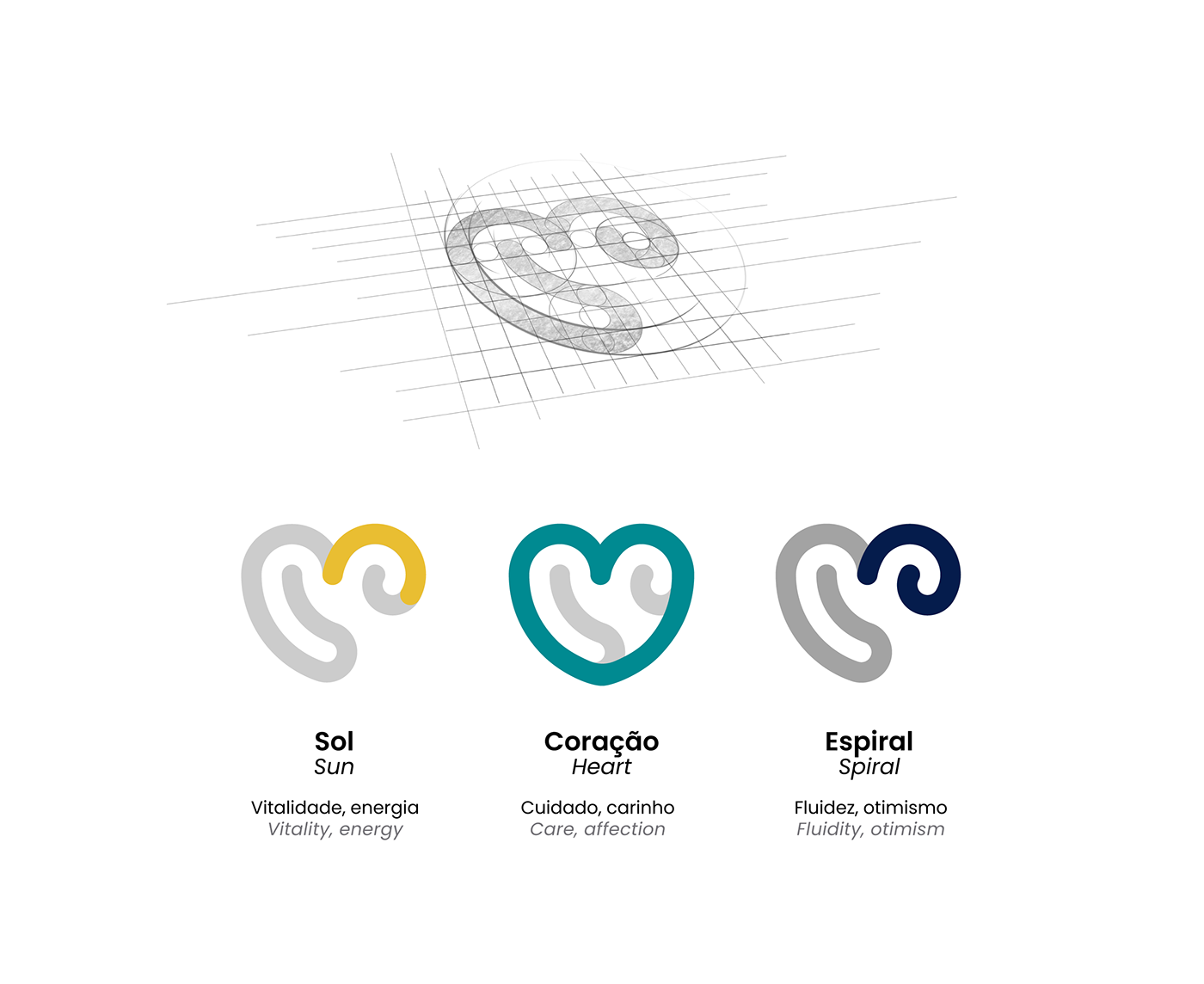 bem-estar Brand Design Health identidade visual Logotipo saúde logo
