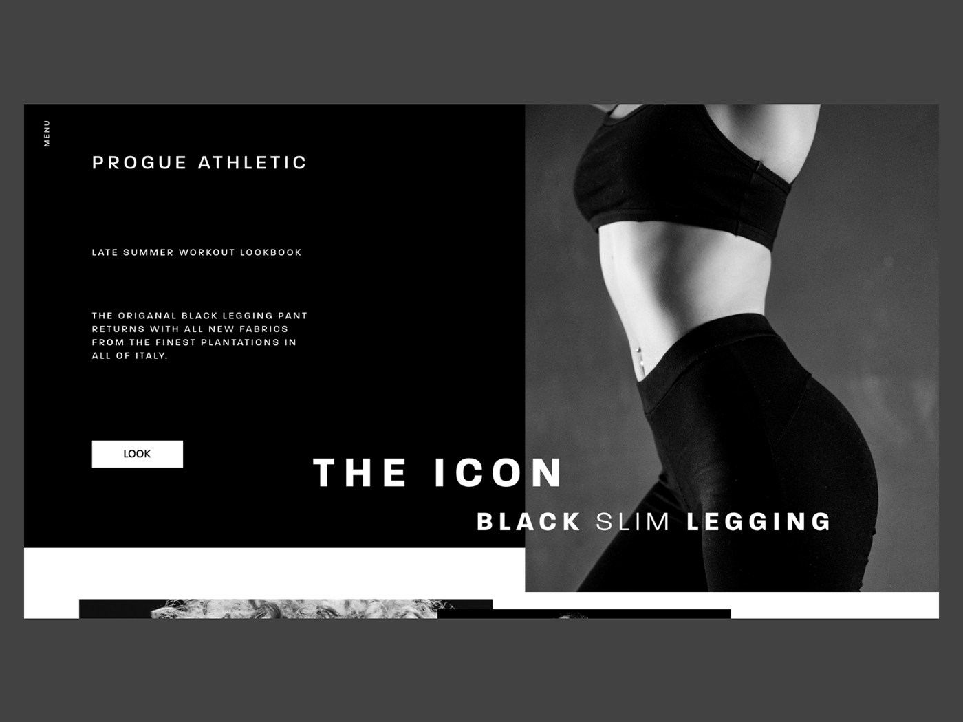 Fashion  athletic athletes lifestyle Web Design  ux UI Website dark mode dark