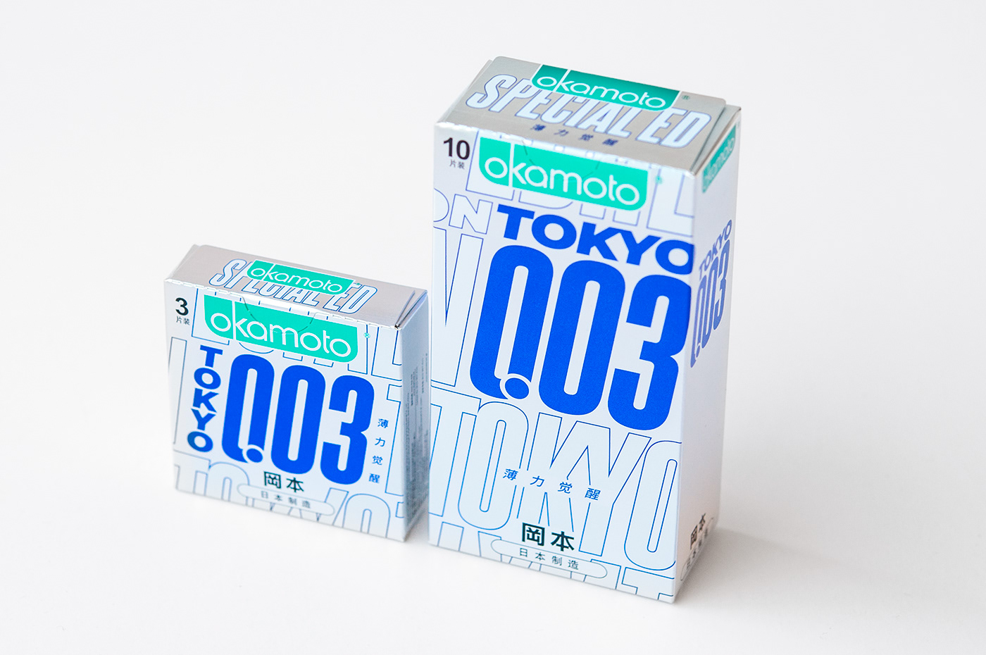 CONDOM okamoto Packaging packaging design