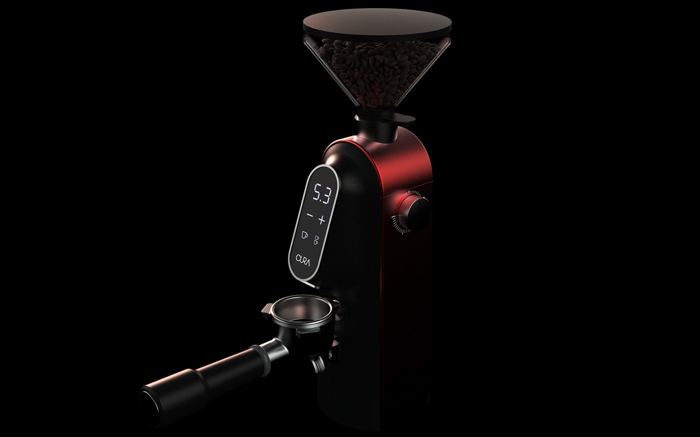 agency CGI Coffee coffee grinder concept design industrial design  Kitchen Appliance product design  visualization