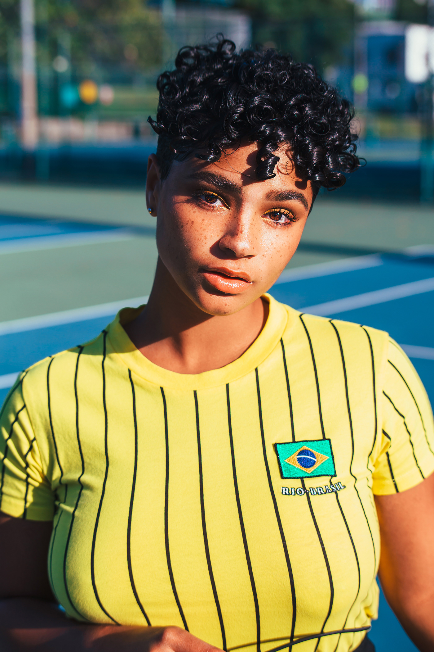 beauty retouching  Style Fashion  model tennis adidas sports campaign