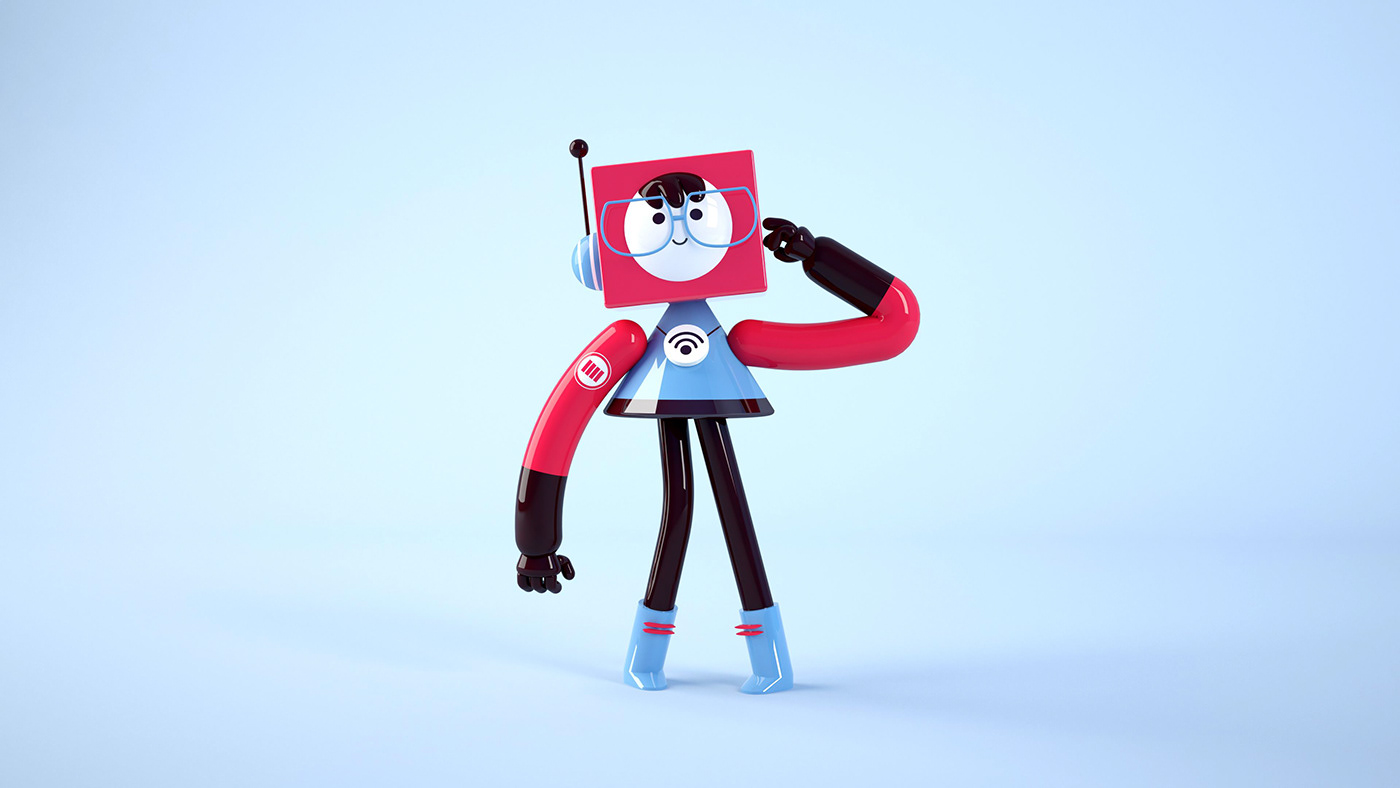 toys robots team ILLUSTRATION  3dmodel 3D Character design  simple