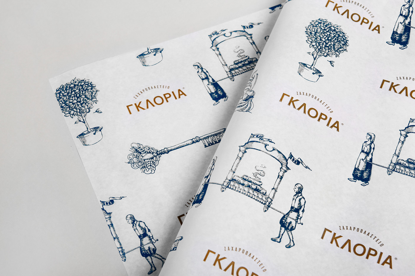 branding storytelling pastry shop Gloria Patisserie heritage Alexandros Gavrilakis ILLUSTRATION