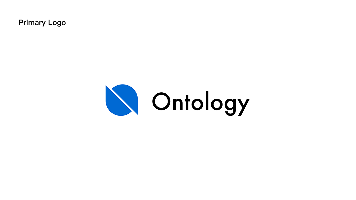 ONT ontology blockchain brand VI logo crypto btc visual