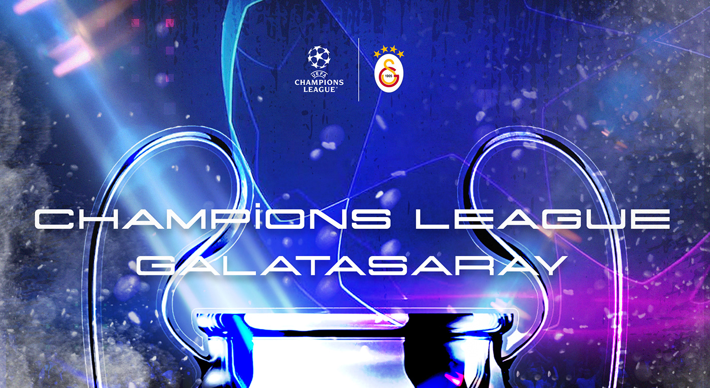 champions league football galatasaray uefa UEFA Champions League matchday Futbol soccer sports galatasaray design