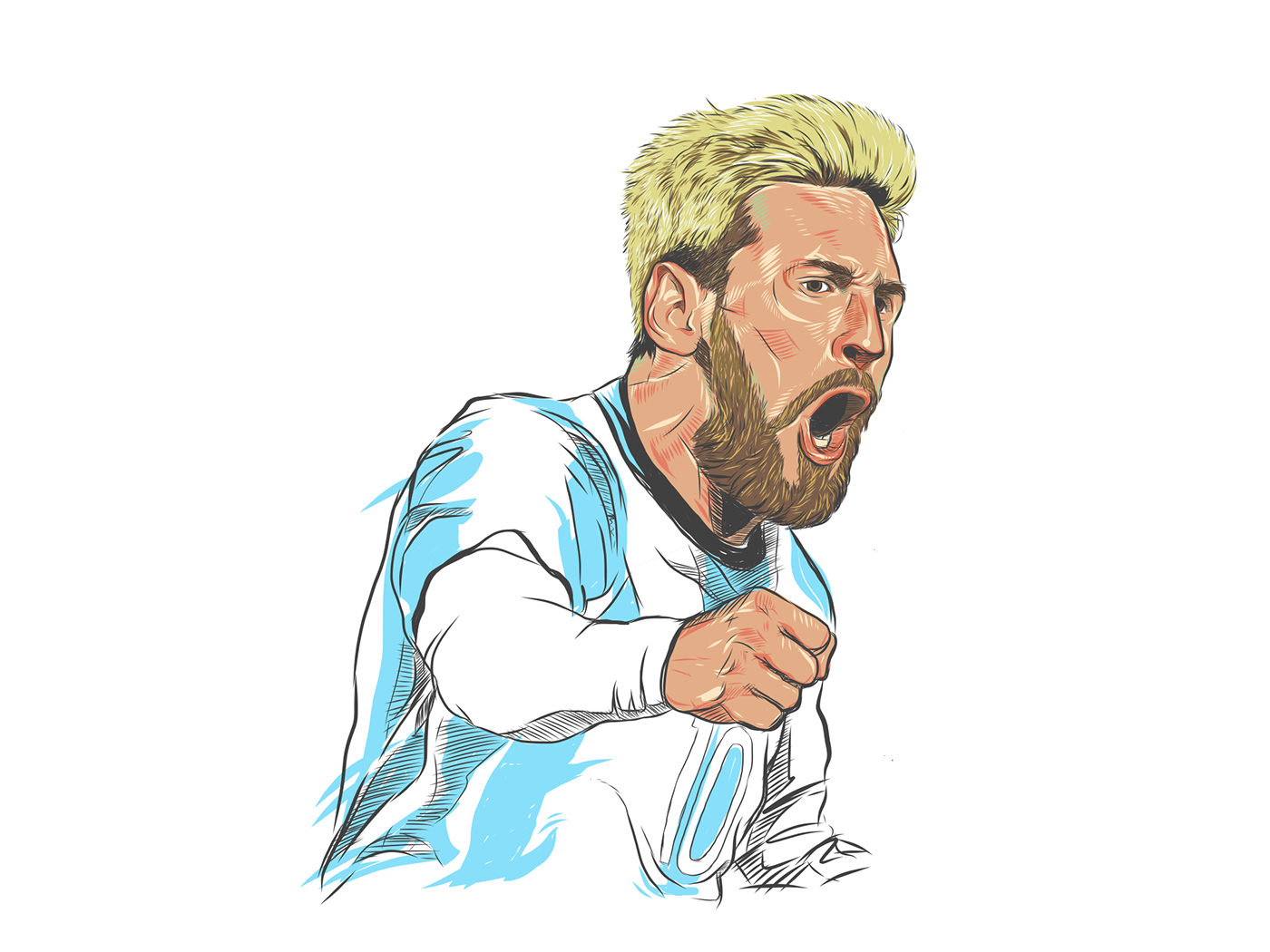 L10 Messi on Behance