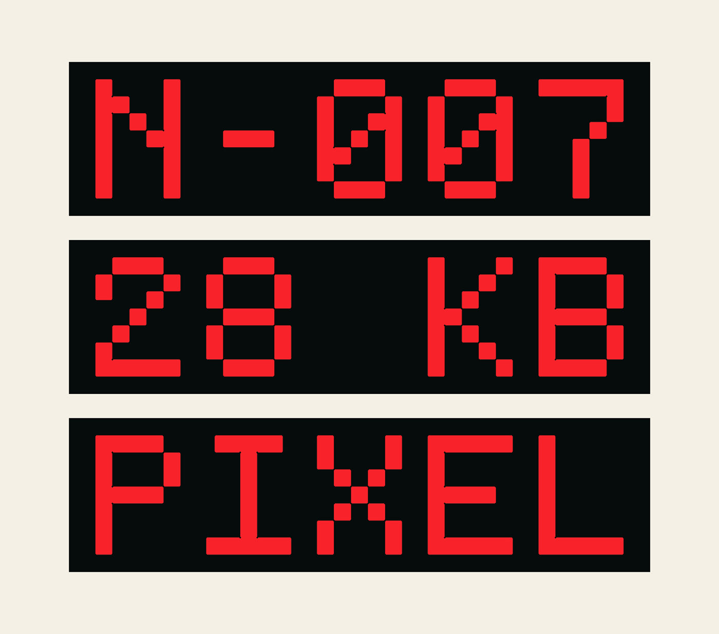 atk studio Mono monospace pixel pixel font radinal riki stencil stencil font tronica tronica mono