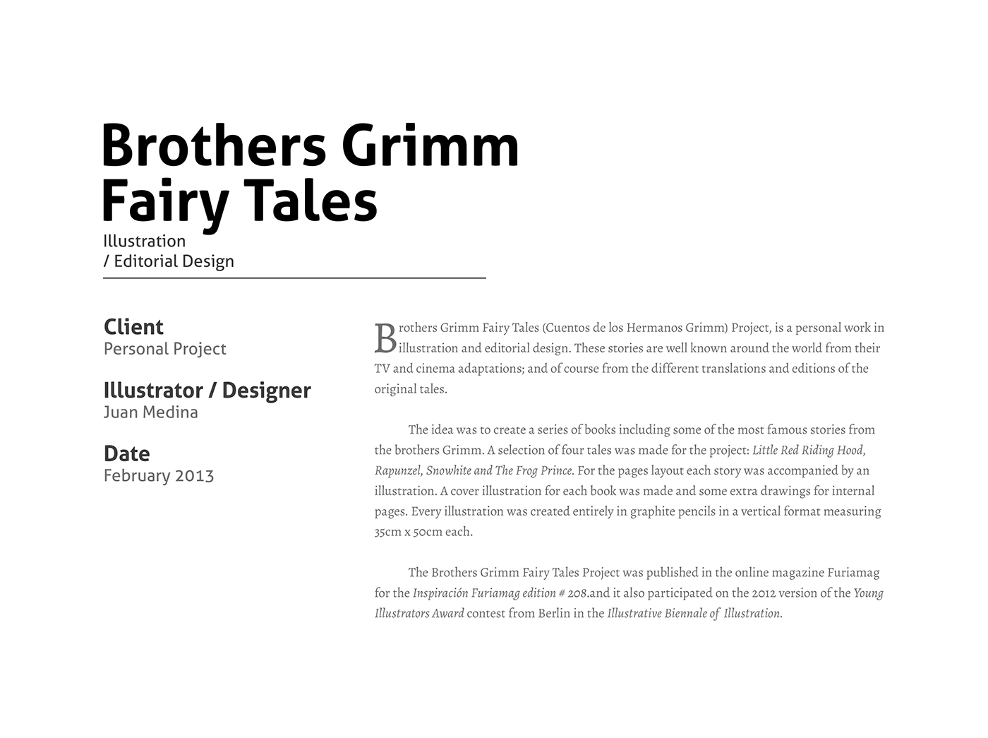 brothers grimm Editorial Illustration book illustration fairy tales