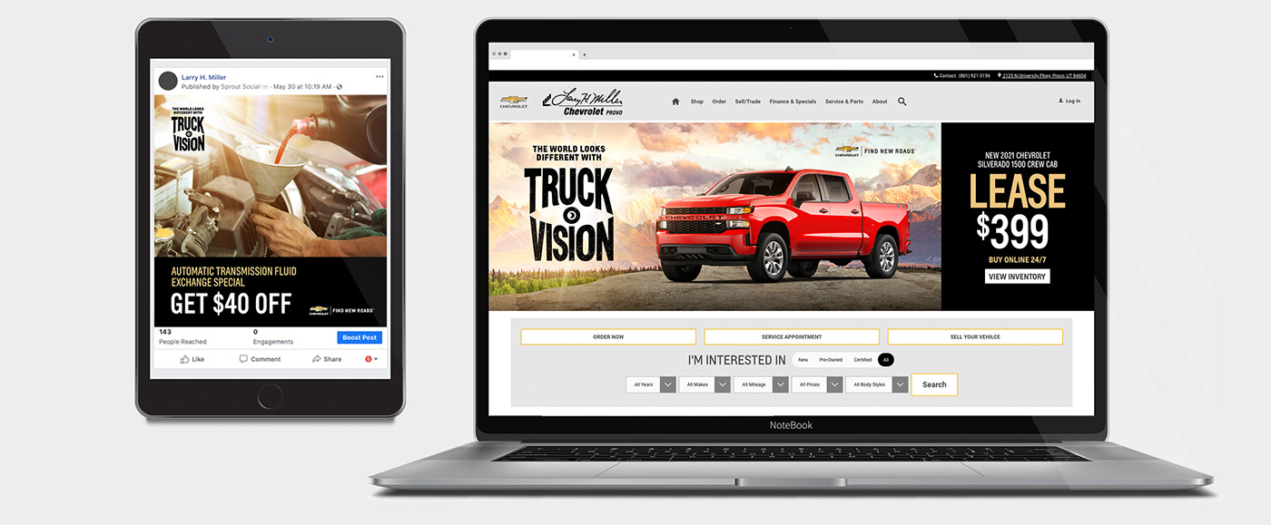 dealership eye Landscape scenic Truck vision