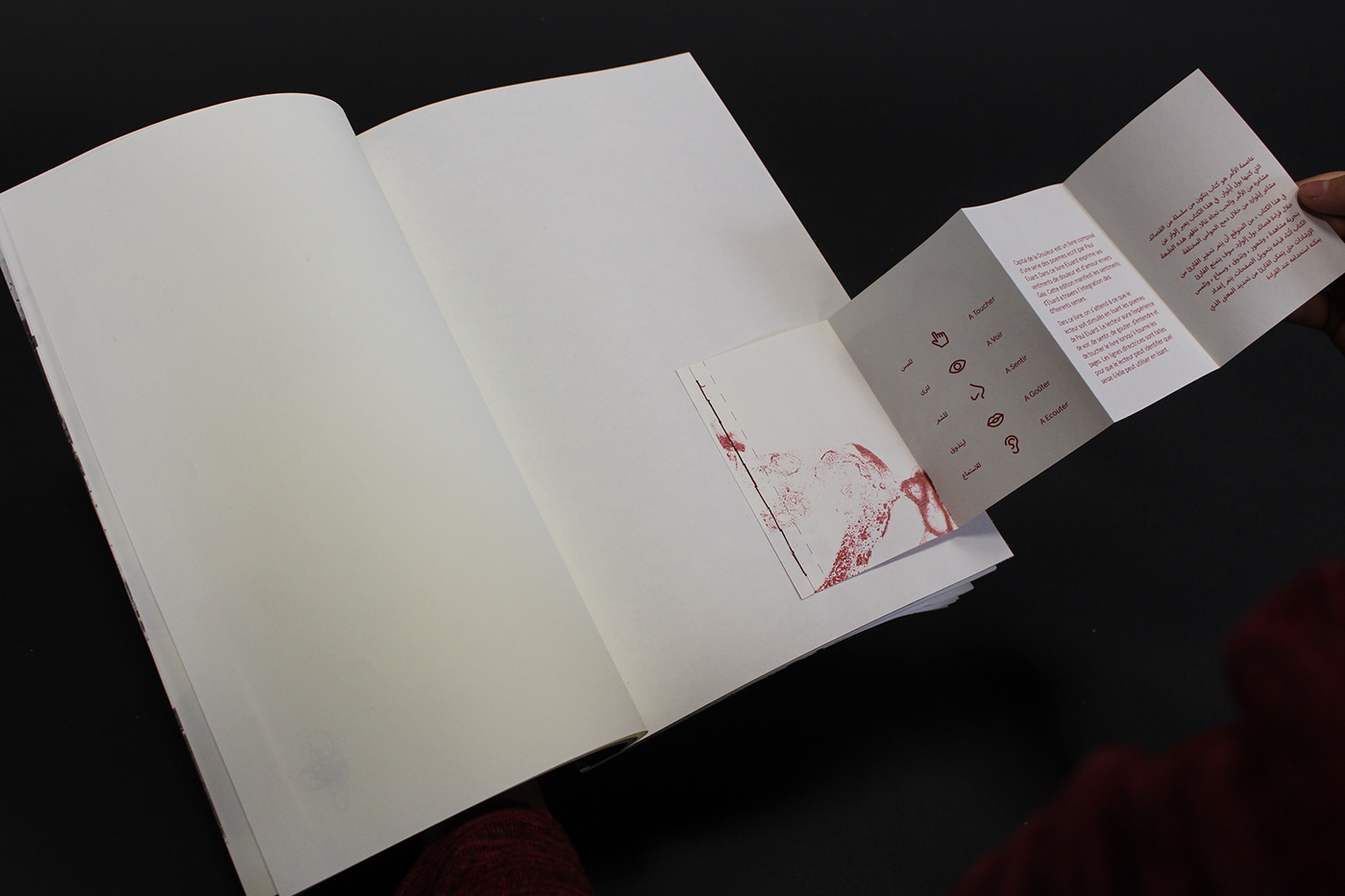 bilingual arabic experimental design multi-sensory book design