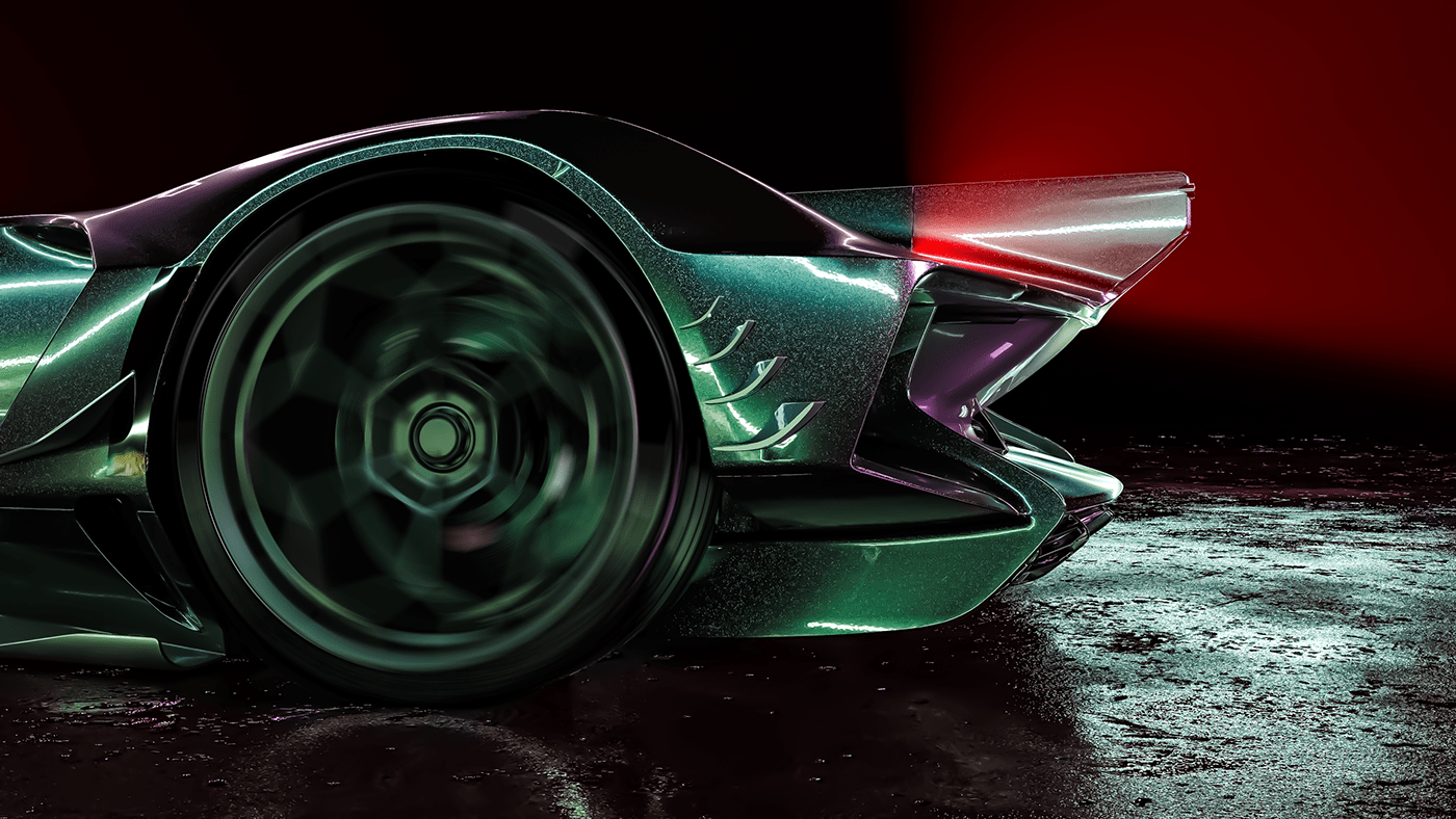 3D automotive   batman cinema 4d concept dark dc Digital Art  light night