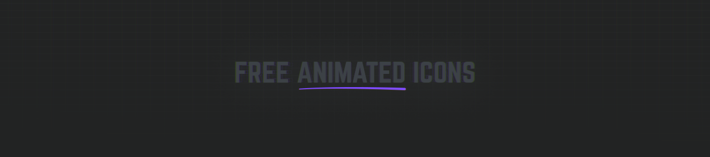 animation  Icon line motion free freebie 2D UI