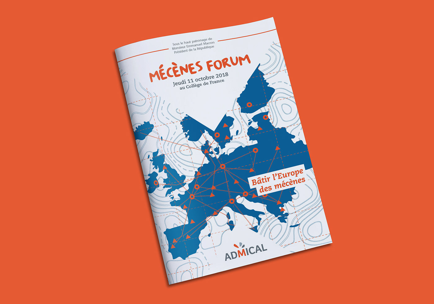 brochure Cartographie datavisualisation Europe evenement forum Infographie kakemonos mécénat pictos