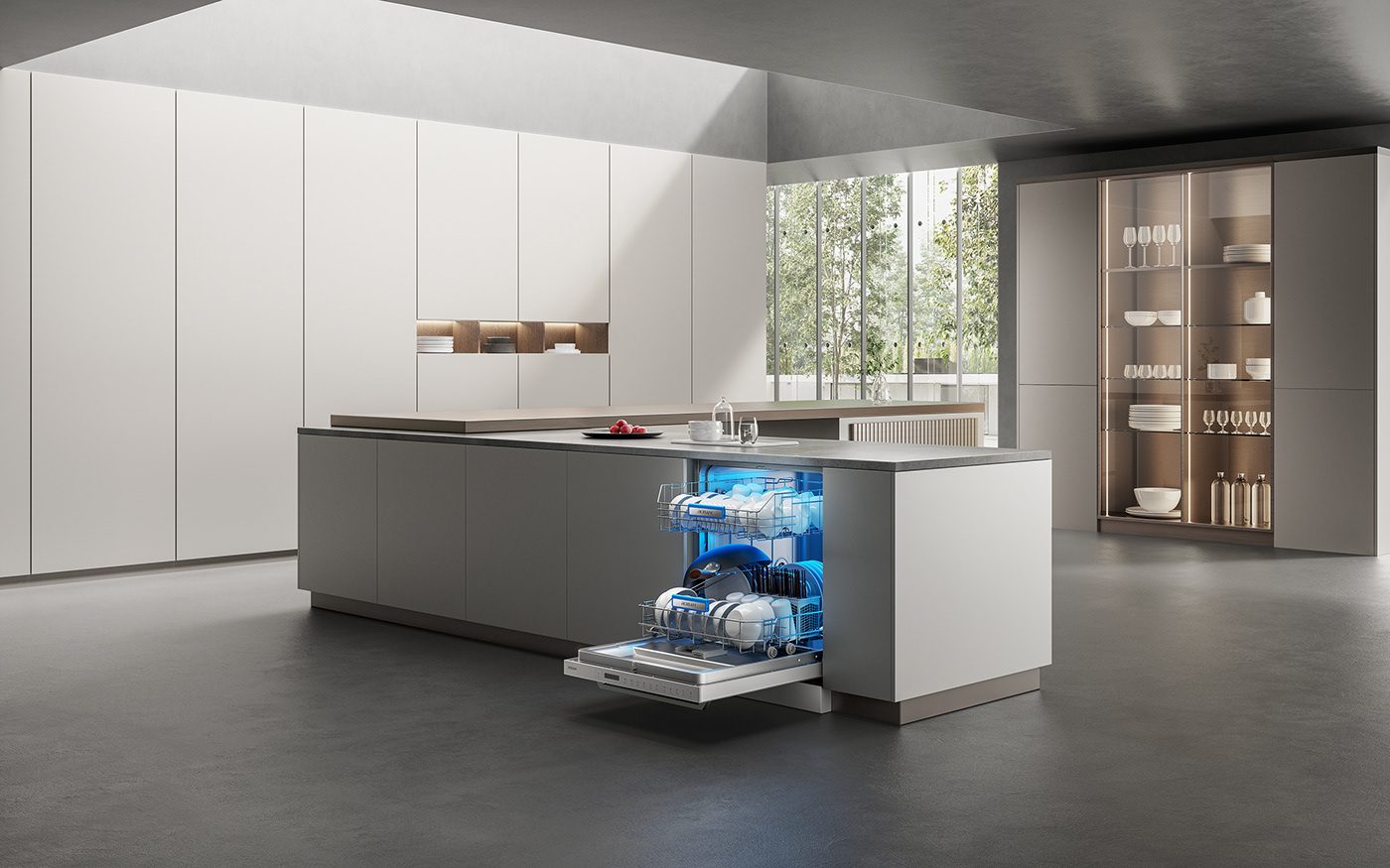interior renderings 3D Rendering kitchen appliances Render