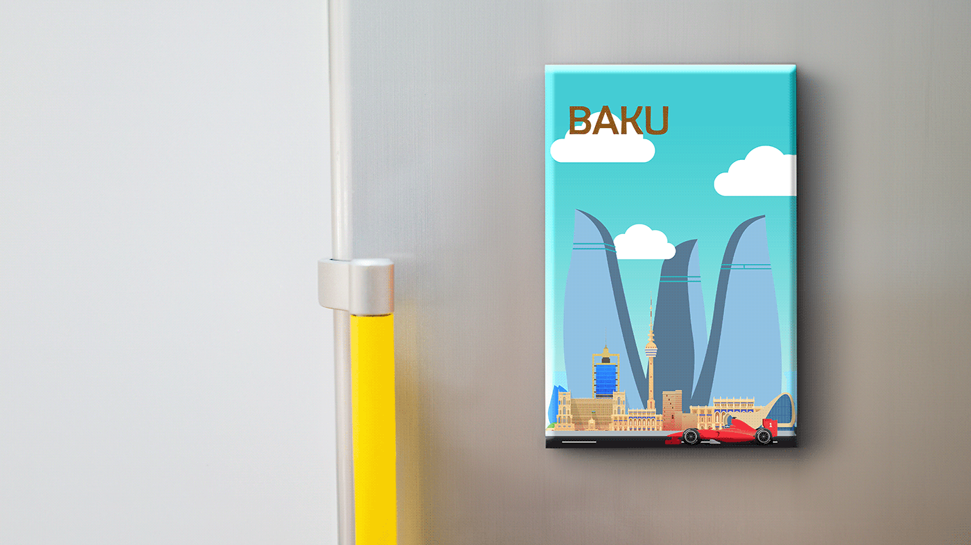 travel guide map city Guide baku Travel azerbaijan baku design