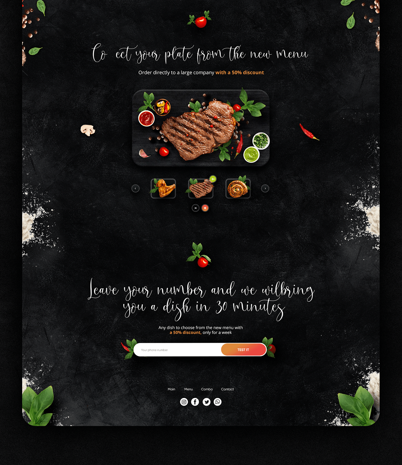 delivery eat fastfood Food  grillhouse landing page meat restaurant еда ресторан