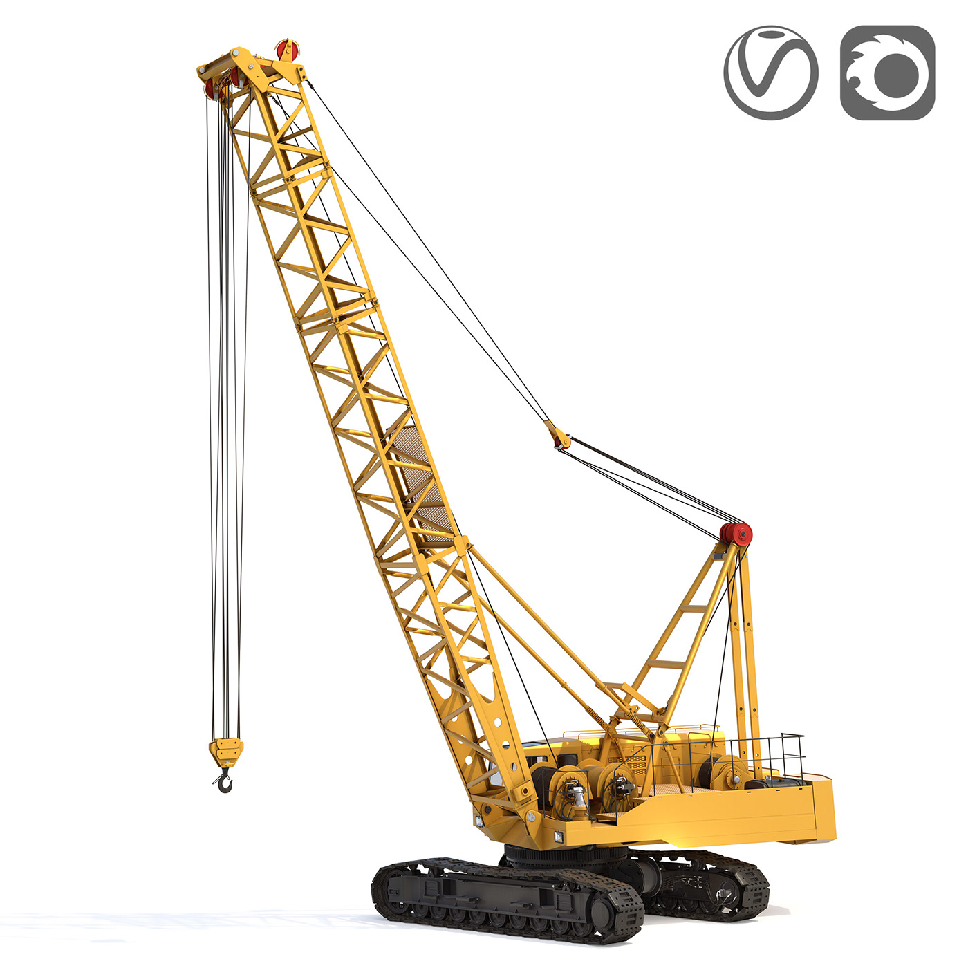 automotive   crane Crawler dek equipment hard surface Heavy industry Transport Vehicle