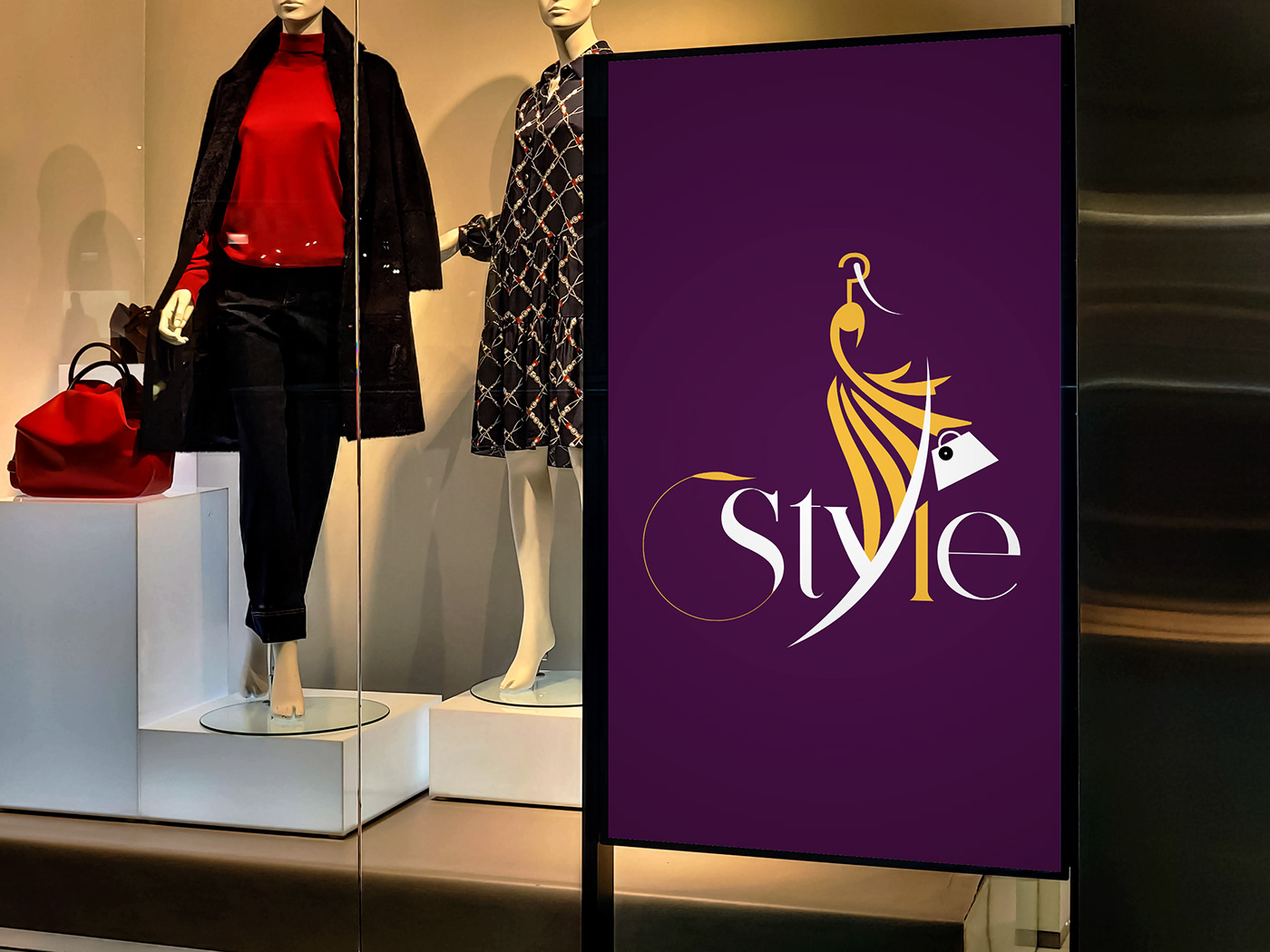 logo Logo Design design Clothing shop Ecommerce designer Style Fashion  Adove Illustrator