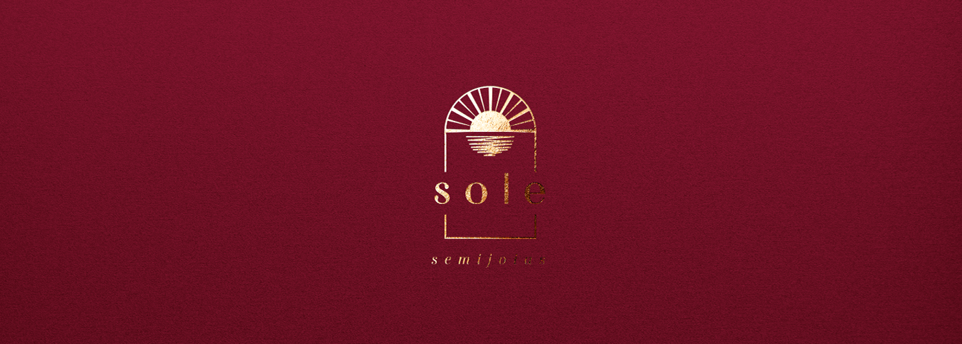 branding  embalagem joalheria logo Pôr-do-sol semijoias Sol