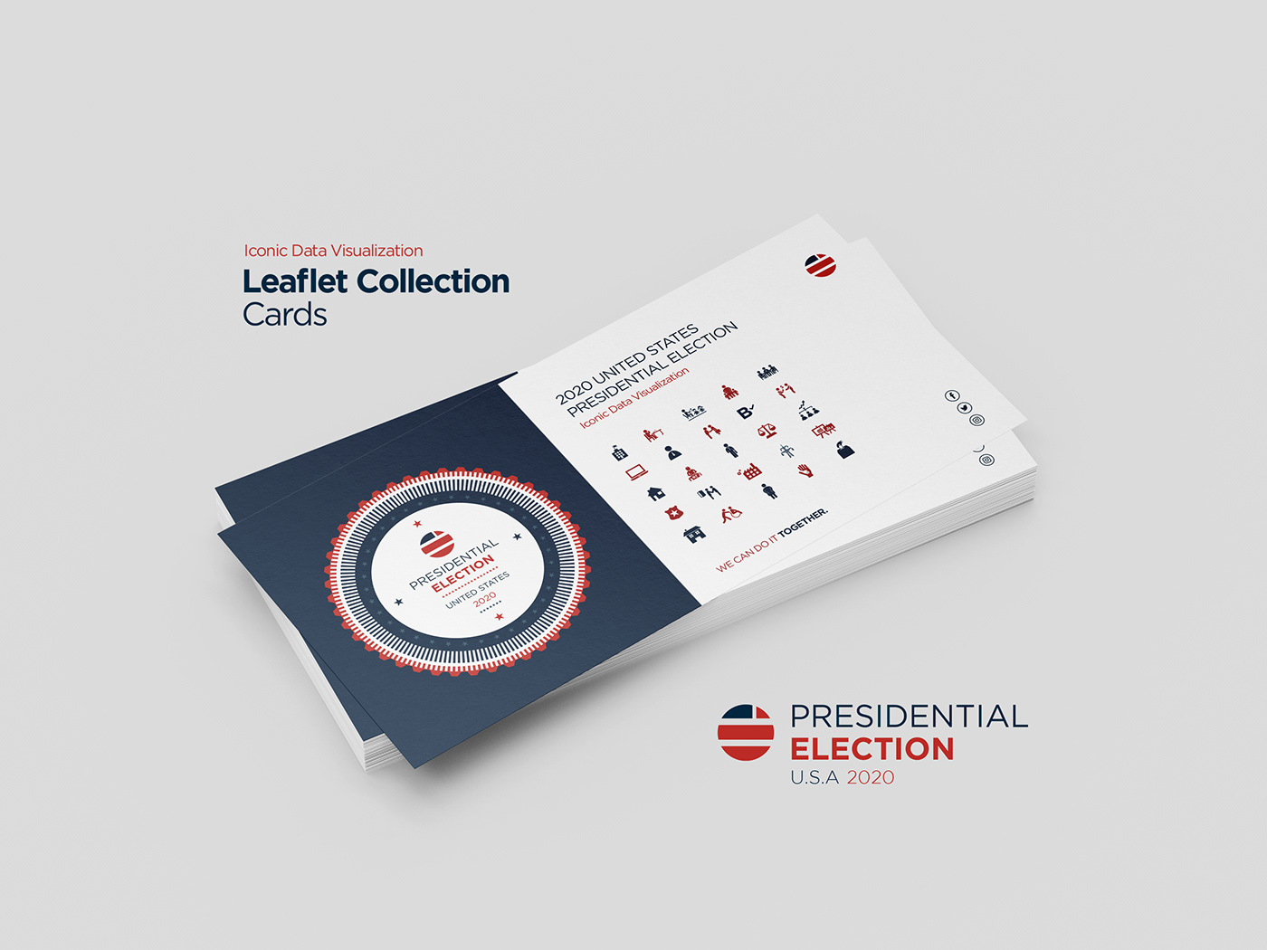 brand cards flyer graphicdesign icons identity infographic leaflet usa VisualDesign