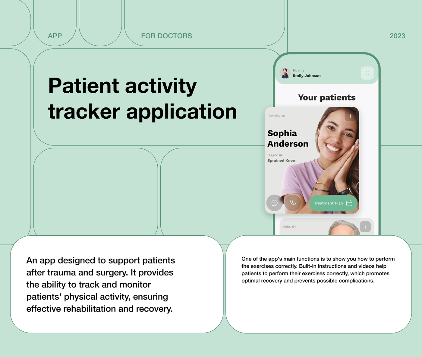 app patient activity tracker medicine Health fitness Yoga App for Doctors For Doctors