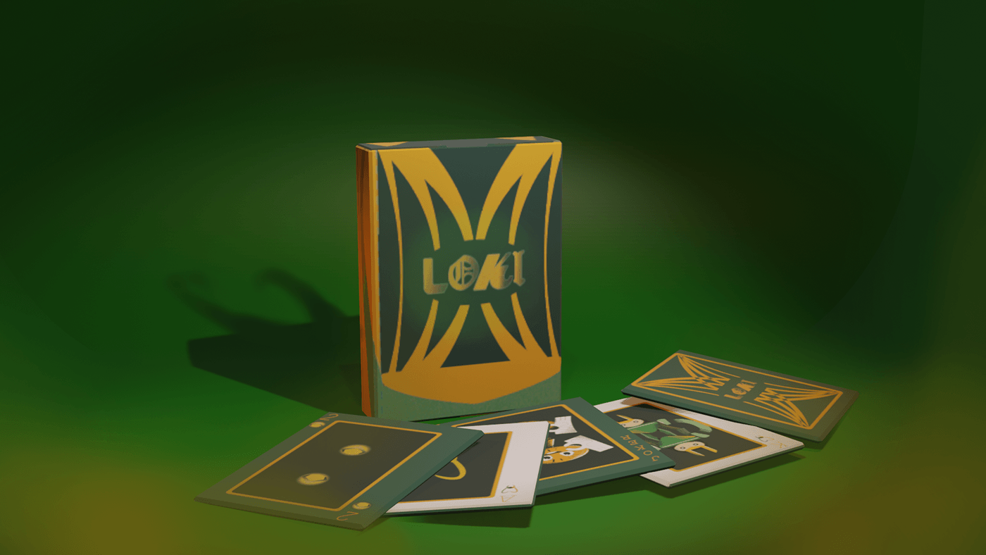 Loki loki series cartas naipes Comunicación plástica Estilo grafico