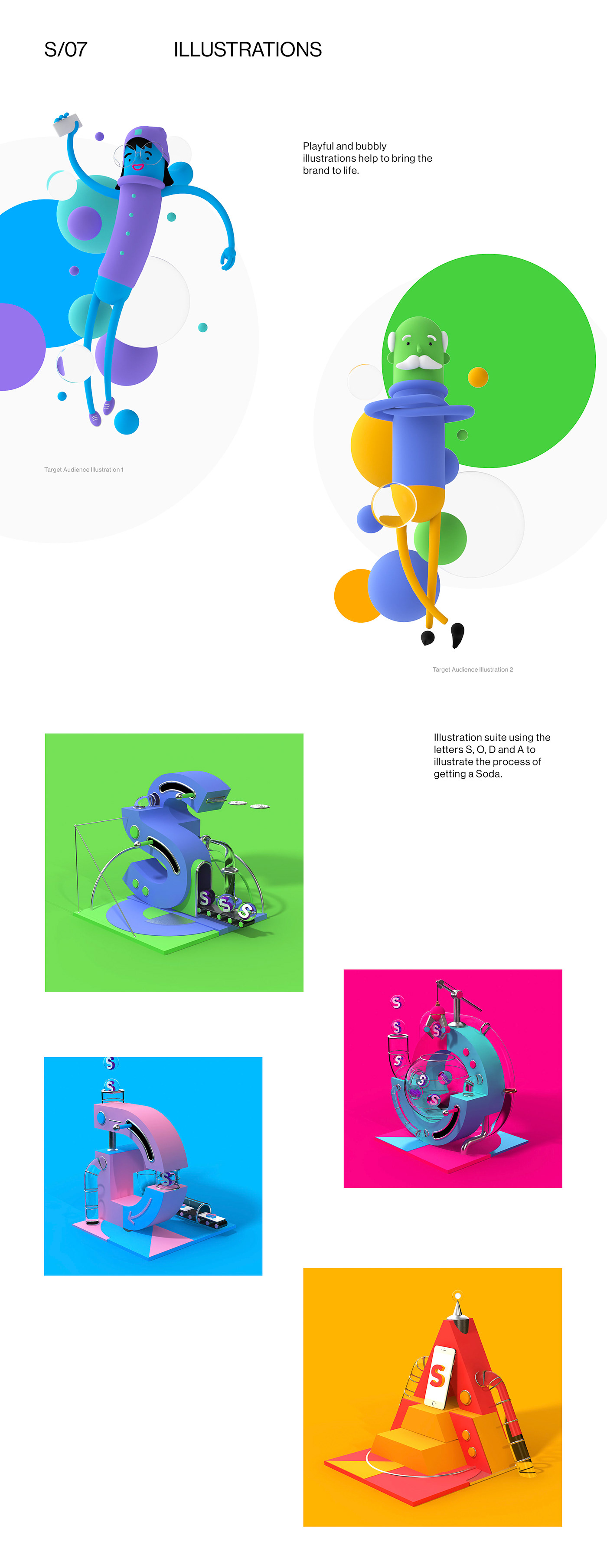 3d design 3D Type brand identity branding  colorful logo Photography  Startup startup brand tech